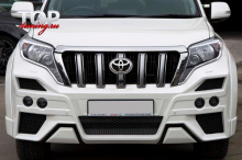 ПЕРЕДНИЙ БАМПЕР - МОДЕЛЬ УЛЬТИМА ТЮНИНГ ТОЙОТА ЛЕНД КРУЗЕР ПРАДО (J150, РЕСТАЙЛИНГ, 2009 / 2017)