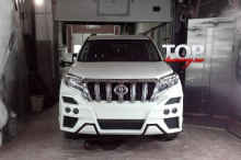 5603 Передний бампер ULTIMA на Toyota Land Cruiser Prado 150
