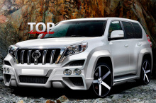 ПЕРЕДНИЙ БАМПЕР - МОДЕЛЬ УЛЬТИМА ТЮНИНГ ТОЙОТА ЛЕНД КРУЗЕР ПРАДО (J150, РЕСТАЙЛИНГ, 2009 / 2017)