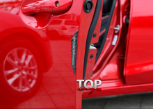 КЗАЩИТНЫЕ НАКЛАДКИ ИЗ КАРБОНА НА ДВЕРИ - КОМПЛЕКТ 4 ШТ.