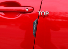 КЗАЩИТНЫЕ НАКЛАДКИ ИЗ КАРБОНА НА ДВЕРИ - КОМПЛЕКТ 4 ШТ.