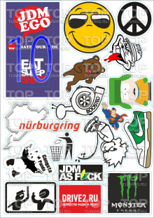 5790 Наборы наклеек Sticker Bombing (A3)