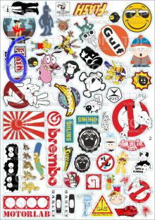 5790 Наборы наклеек Sticker Bombing (A3)