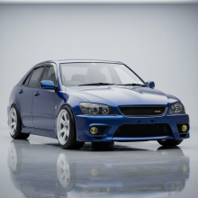 Передний бампер - Модель TRD / JDM (new) - Тюнинг Toyota Altezza / Lexus IS200