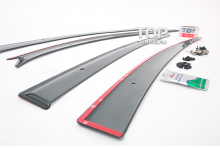 5818 Дефлекторы окон оригинальные тонированные на Mazda 3 BK