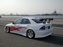 Накладка на задний бампер - Обвес Эликсир - Тюнинг Тойота Алтезза / Лексус ИС200. 