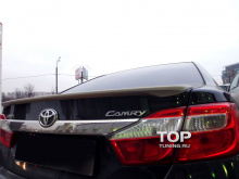Спойлер на крышку багажника Blade на Toyota Camry V50 (7)