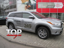 5871 Дефлекторы окон STEEL LINE на Toyota Highlander 3
