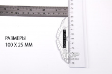 НАКЛЕЙКА-ЭМБЛЕМА FLIGHT SHOW - Алюминий на самоклеящейся основе Размер 100 X 25 mm
