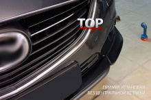 6091 Юбка переднего бампера STEALTH на Mazda 6 GJ