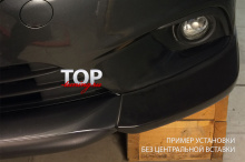 НАКЛАДКИ НА ПЕРЕДНИЙ БАМПЕР СТЕЛС ТЮНИНГ МАЗДА 6 GJ (ДОРЕСТАЙЛИНГ, 2012-2015)