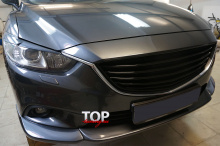 6091 Юбка переднего бампера STEALTH на Mazda 6 GJ