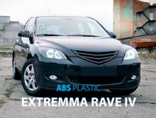 6097 Решетка радиатора Extremma Rave 4 на Mazda 3 BK