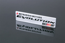 6100 Эмблема наклейка RALLIART Evolution на Mitsubishi