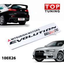 6100 Эмблема наклейка RALLIART Evolution на Mitsubishi