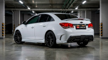6114 Накладки на задний бампер Ride interceptor на Chevrolet Cruze 2