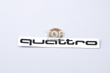 6119 Эмблема наклейка Quattro 120x17 Mirror Metall на Audi