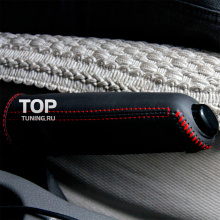 6137 Кожаная оплетка стояночного тормоза на Ford Focus 2