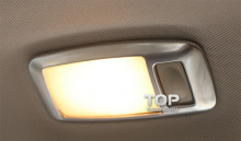 6175 Накладки на боковые плафоны света TECH Design на Nissan X-Trail T32