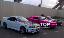 6208 Капот L-Style на Nissan Skyline R34