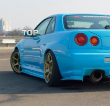 6211 Накладки на задний бампер NISMO на Nissan Skyline R34