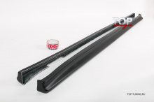 Комплект обвеса - Накладки на GTR пороги в стиле Nismo - Тюнинг Ниссан Скайлайн R34 (Купе)