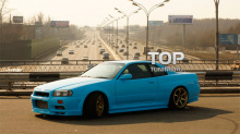 6214 Накладки на пороги NISMO (Coupe) на Nissan Skyline R34