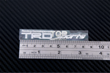 6251 Никелевая наклейка логотип TRD Sports 80x14 на Toyota