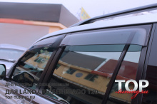 6258 Дефлекторы на окна Premium на Toyota Land Cruiser Prado 120