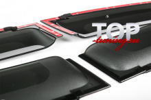 Оригинальные дефлекторы на окна Well Visors Premium - Стайлинг Тойота Рав4  (2013-2016)