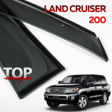 6263 Дефлекторы на окна Well Visors Premium на Toyota Land Cruiser 200