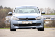 6301 Юбка на передний бампер Rieger Lite на VW Golf 6