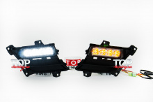 Дневные ходовые огни LED Star с повторителями поворота на Mazda 6 GH