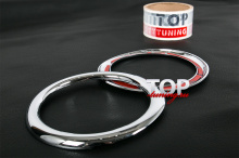 Комплект декоративных накладок на противотуманные фонари - Стайлинг Ниссан Патрол (2010-2014)