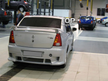 6439 Спойлер крышки багажника Power DM на Renault Logan