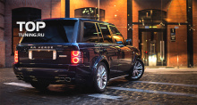 Юбка заднего бампера - Модель VERGE Classic - Тюнинг Range Rover Vogue (3 Поколение, 2-ой рестайлинг 2010, 2012.)