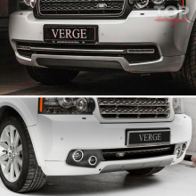 Накладка на передний бампер - Модель VERGE - Тюнинг Range Rover Vogue (3 Поколение, 2-ой рестайлинг 2010, 2012.)