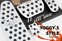 Алюминиевые накладки на педали Yoggy с резиновыми вставками - Тюнинг Мазда CX7