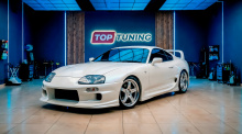 653 Передний бампер Triada на Toyota Supra 80