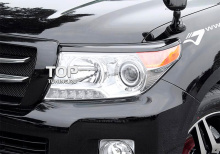 Реснички на фары - Обвес ТРД - Тюнинг Тойота Ленд Крузер 200 (Первый рестайлинг)