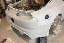 654 Задний бампер - Обвес Trial на Toyota Supra 80
