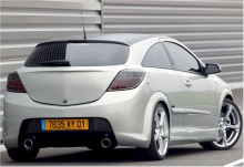 Задний бампер для Opel Astra H GTC обвес PAM