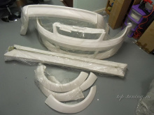 Пороги Wide Body на VW Passat 3B