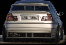 Тюнинг - Задний бампер обвеса Seidl на BMW 3 E46