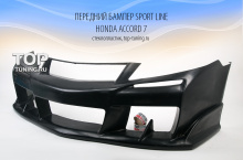 794 Передний бампер - Обвес Sport Line на Honda Accord 7