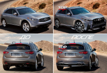 8200 Аэродинамический обвес Vortex на Infiniti FX S51