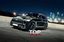 КОМПЛЕКТ ОБВЕСА ВОРТЕКС - ТЮНИНГ ИНФИНИТИ QX70, FX 35 / 37 / 50 (2-Е ПОКОЛЕНИЕ, РЕСТАЙЛИНГ)