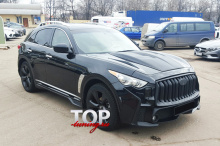 КОМПЛЕКТ ОБВЕСА ВОРТЕКС - ТЮНИНГ ИНФИНИТИ QX70, FX 35 / 37 / 50 (2-Е ПОКОЛЕНИЕ, РЕСТАЙЛИНГ)