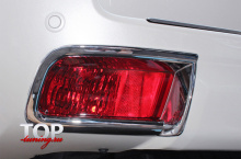 8223 Молдинги габаритных огней Epic на Toyota Land Cruiser Prado 150