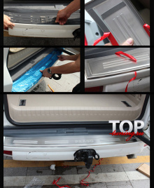 НАКЛАДКИ / ПРОТЕКТОРЫ САЛОНА И ЗАДНЕГО БАМПЕРА - МОДЕЛЬ ЭПИК ЛАЙН - ТЮНИНГ ТОЙОТА ЛЕНД КРУЗЕР ПРАДО 150